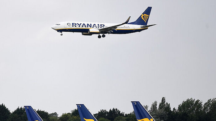Ryanair“ е претърпял годишна нетна загуба от 815 милиона евро,