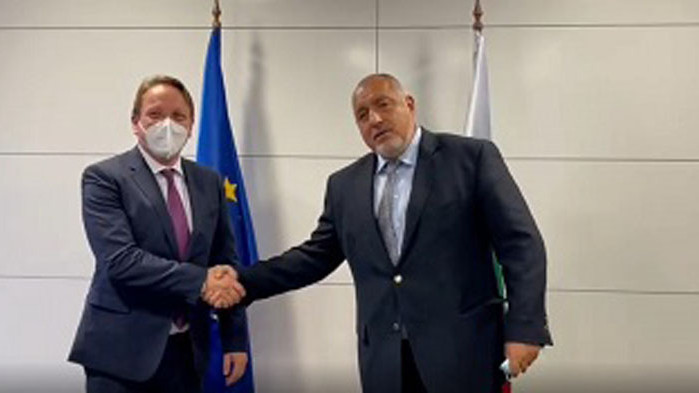 Председателят на ГЕРБ Бойко Борисов се срещна с еврокомисаря по