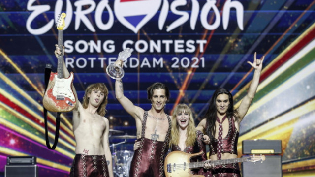 Солистът на италианската група Maneskin която спечели конкурса на Евровизия
