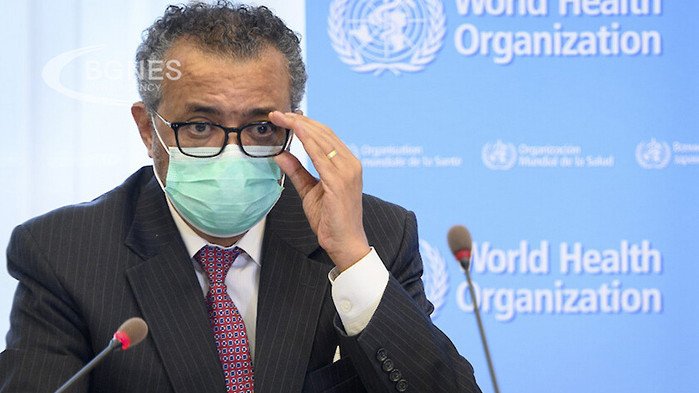 Генералният директор на Световната здравна организация (СЗО) Тедрос Аданом Гебрейесус