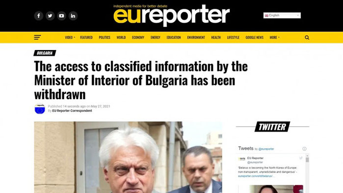 Рашков влезе в европейската преса: Министър на страна-членка на НАТО и ЕС – без достъп до тайни