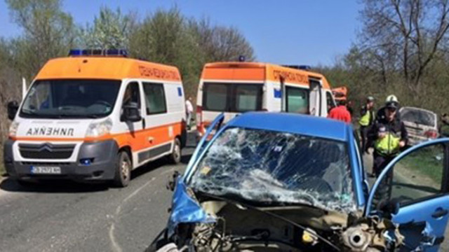 Тежка катастрофа стана тази сутрин на пътя между врачанските села