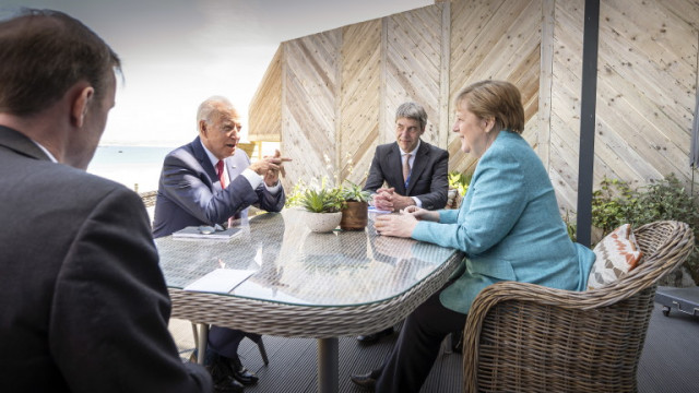 Германската канцлерка Ангела Меркел се срещна с американския президент Джо Байдън в