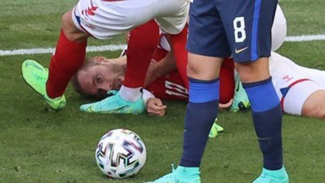 Нашите мисли и молитви са с Кристиан Ериксен и семейството