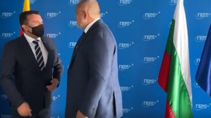 Преди Радев и Янев: Заев се видя в Борисов в централата на ГЕРБ (ВИДЕО)