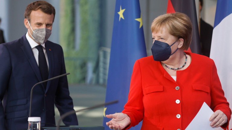 Меркел и Макрон обсъдиха ЕС, САЩ, Русия, Китай, НАТО и новите COVID варианти