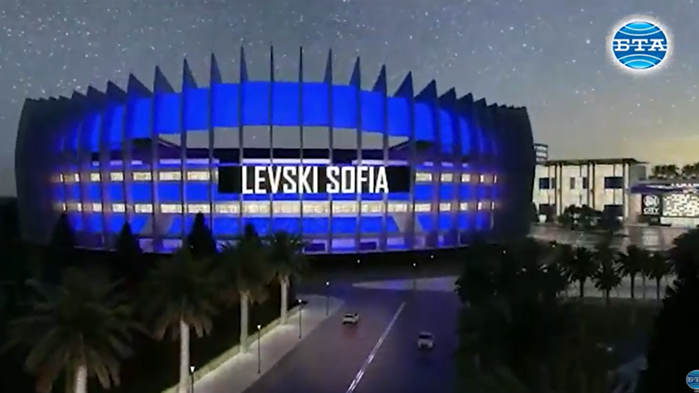Джоузеф Диксън показа как ще изглежда новият стадион на Левски