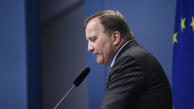 Шведският министър председател Стефан Льовен обяви че подава оставка Помолих председателя
