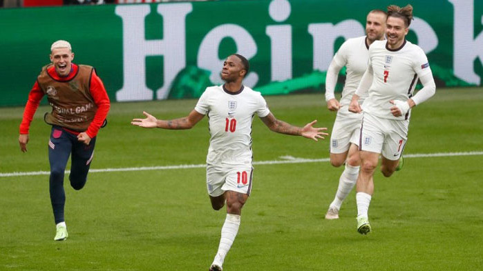 Англия се класира за 1/4-финалите на Евро 2020, след като