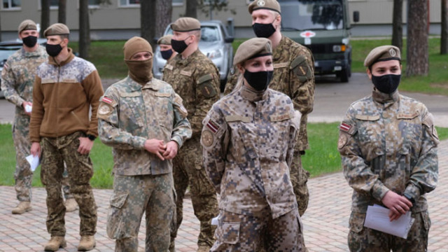 Националните въоръжени сили на Латвия в понеделник започват да оказват подкрепа