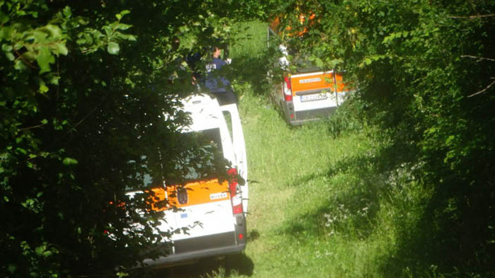 Линейка излетя от пътя Симитли-Разлог, за да избегне катастрофа