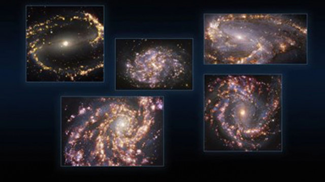 Международен екип астрономи състави каталога PHANGS MUSE с 19 галактики близки