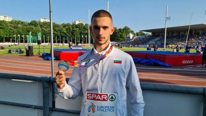 Димитър Ташев спечели сребърния медал на троен скок на европейското