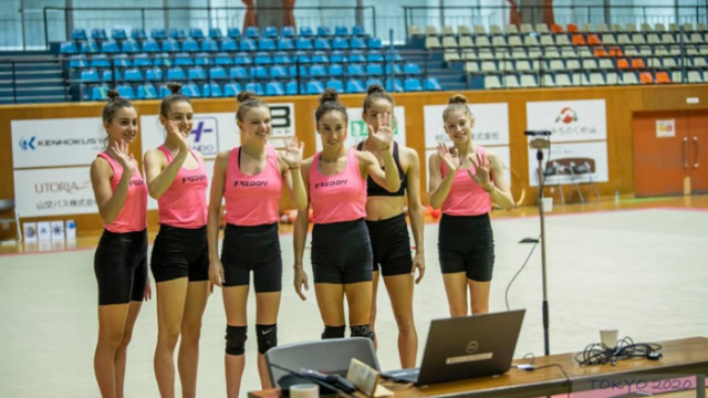 Българските състезателки по художествена гимнастика са на лагер в град