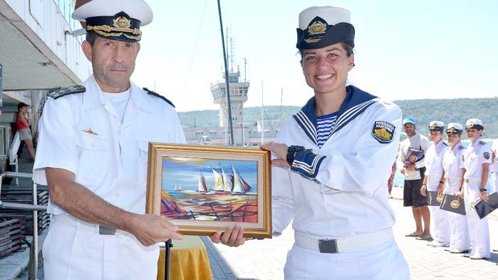 Победителите в спартакиадата по морски спортове на Военноморските сили бяха наградени