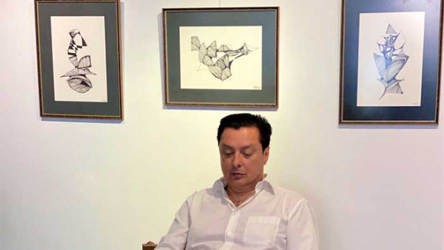 Джаз певецът Васил Петров показа другият си талант - рисуването